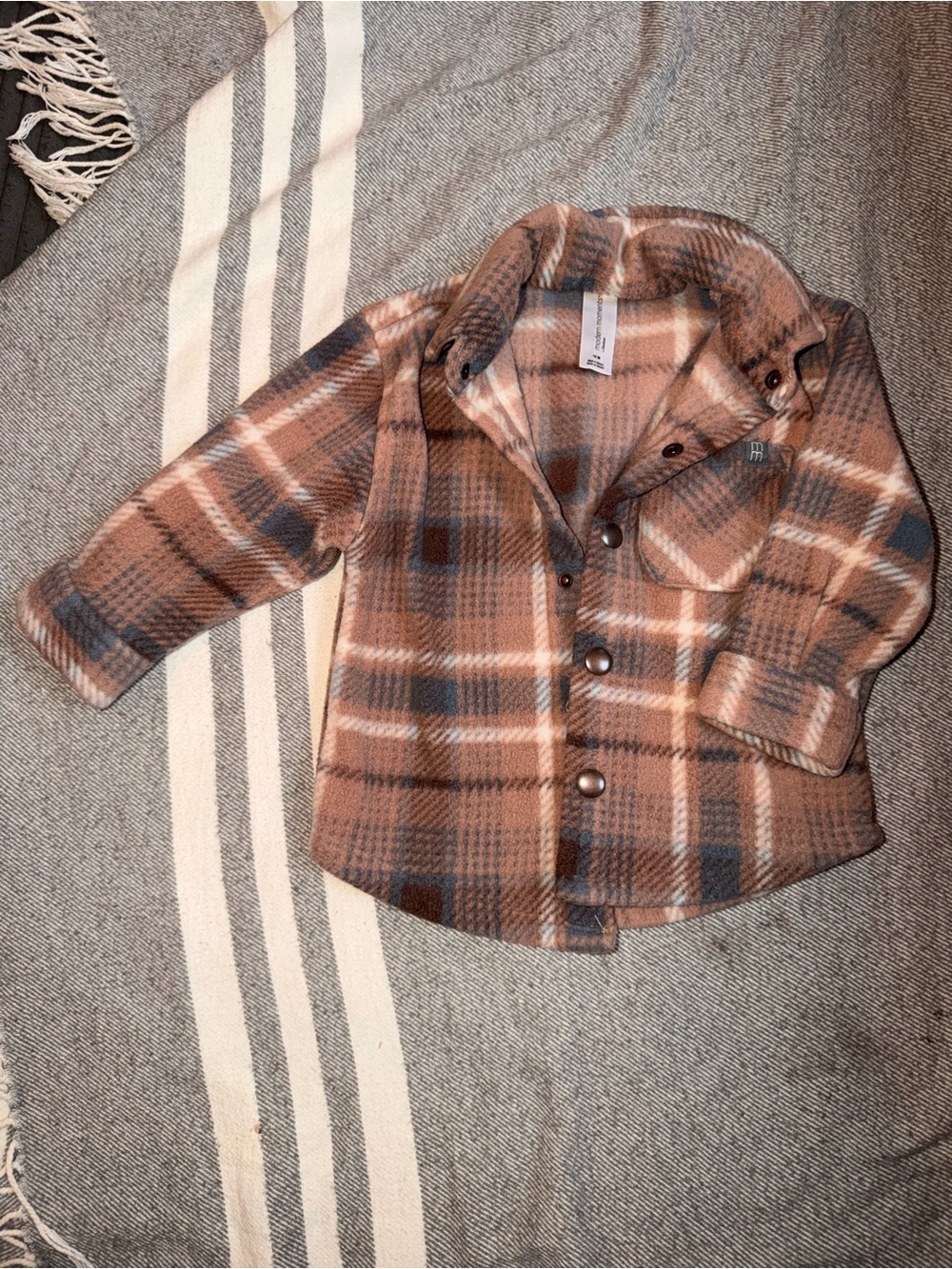 Modern moments plaid jacket